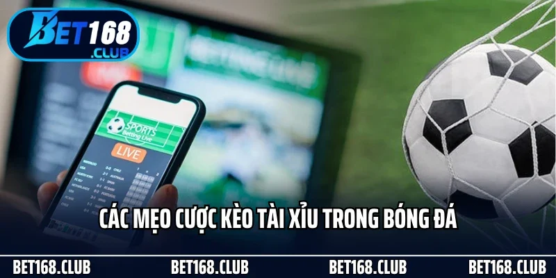 Kèo Tài Xỉu Là Gì? Hiểu Đúng Để Chơi Chuẩn Tại Bet168 4 Các mẹo cược kèo tài xỉu trong bóng đá